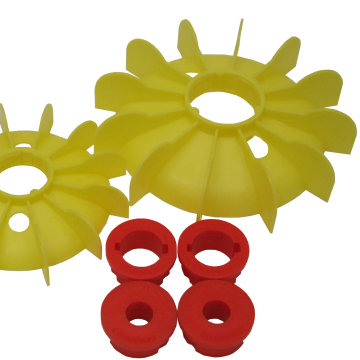 Plastic fan blade CS - yellow