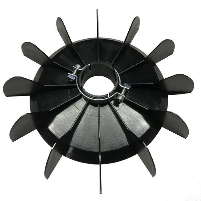 Plastic fan blade with clamp 180°C Wescap BV, parts for electric motors
